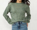 Glitter Long Sleeve Pullover Jersey XD21