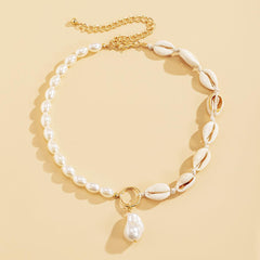 ocean style shell necklace - XD21