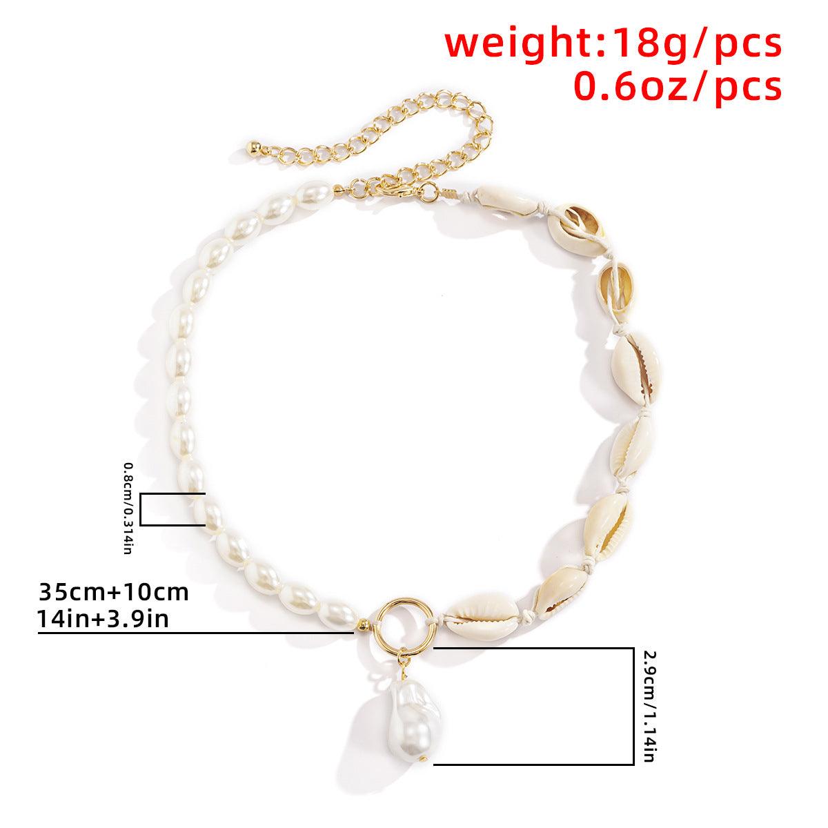 ocean style shell necklace - XD21