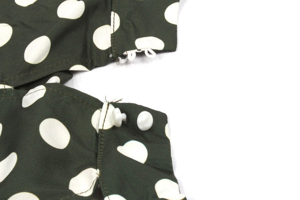 Polka Dot Sleeveless Pleated Dress -XD21