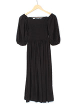 Ruffled Puff Sleeve Midi dress XD21