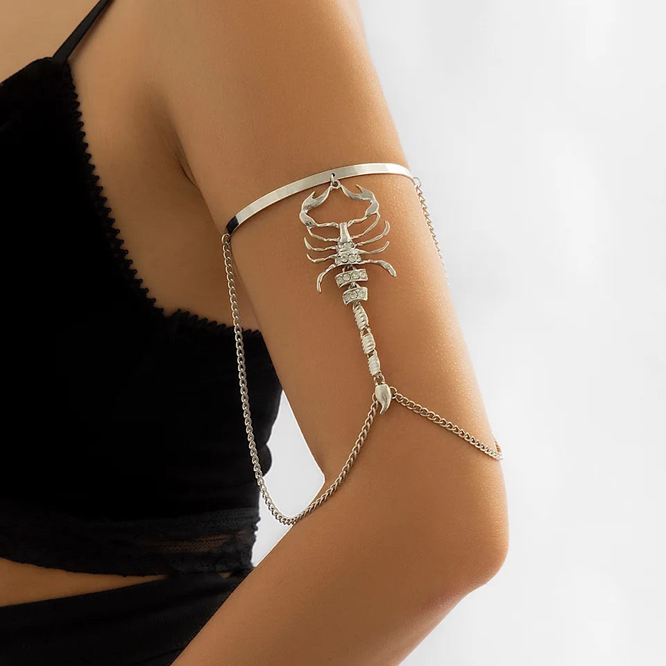 Scorpion Armlet Cuff Upper Arm Chain XD21