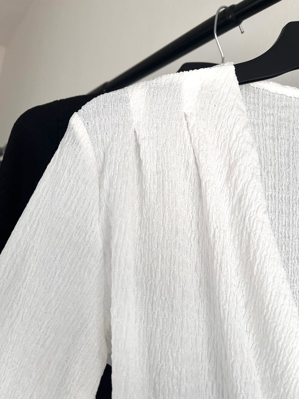 Solid Sweater 3/4 Sleeve Blouse