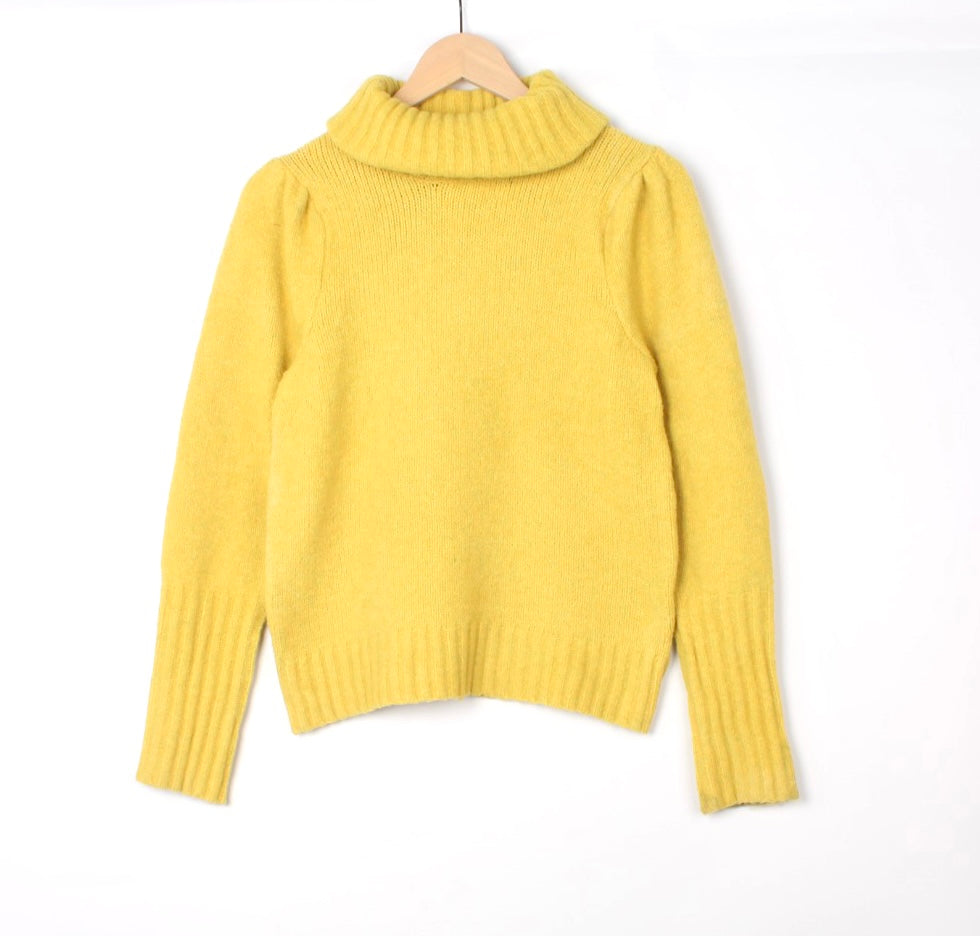 Solid winter polar neck pullover jersey XD21