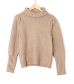 Solid winter polar neck pullover jersey XD21