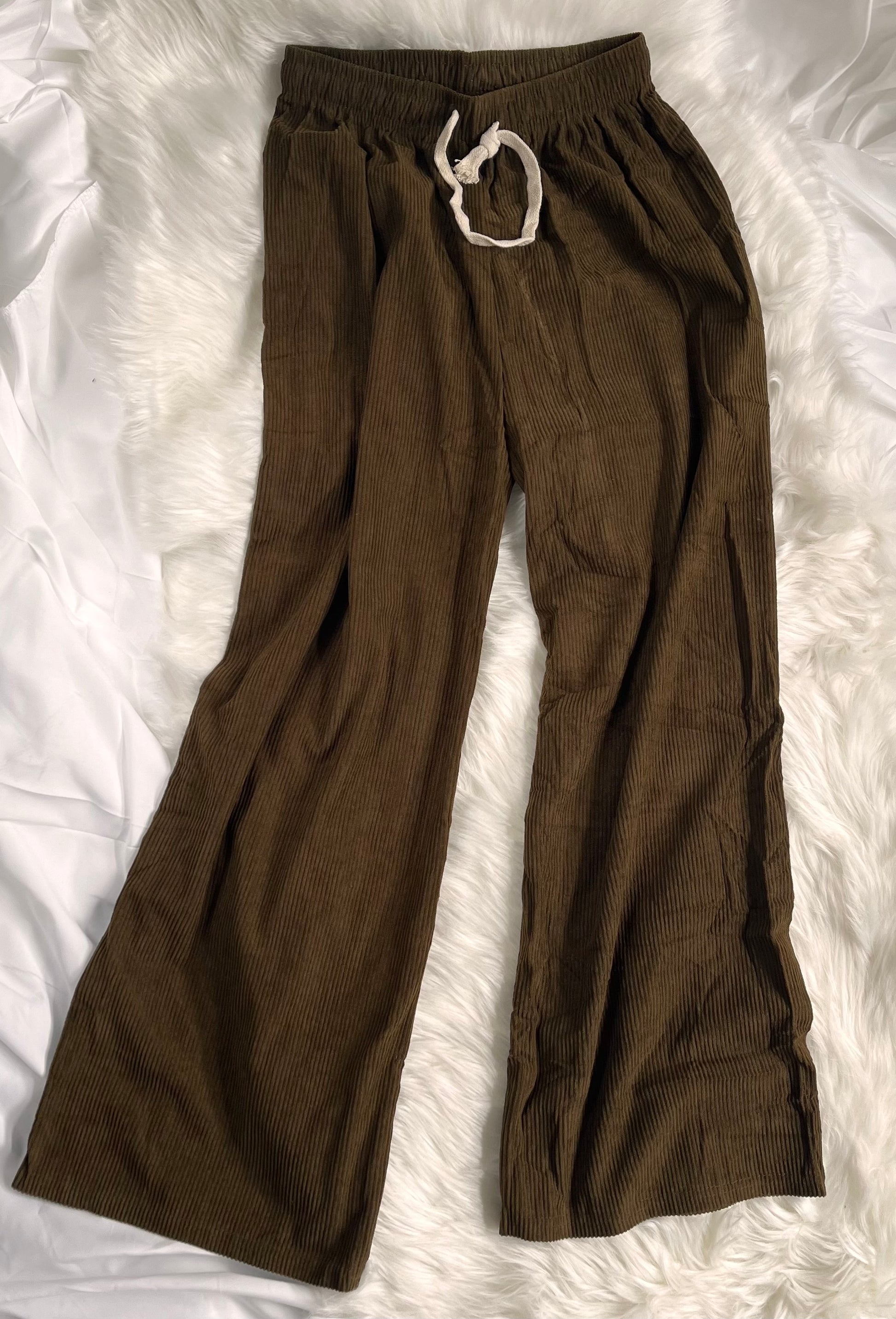 Straight Cut Loose Pants XD21