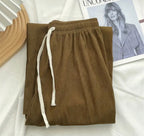 Straight Cut Loose Pants XD21