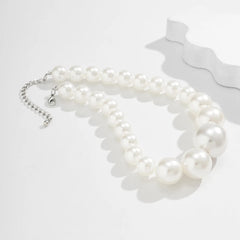 Trendy Bead Pearls Necklace XD21